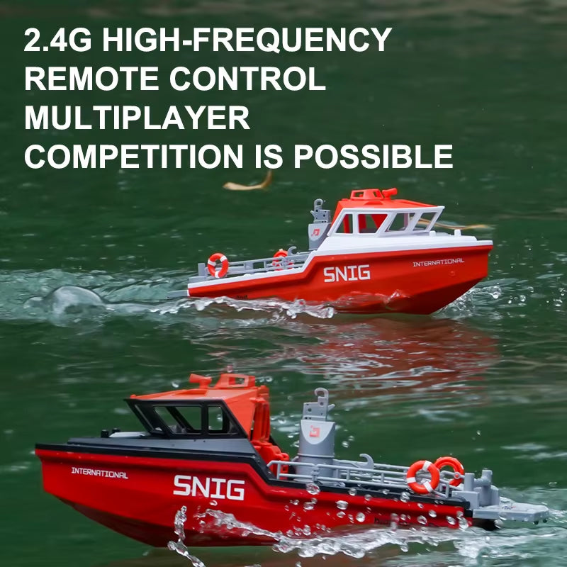 TX694 Rc Boat 2.4G 1/32 Powerful Brushless Motor Long Range Wireless Electric Remote Control Rescue Boat Model Toys Boys