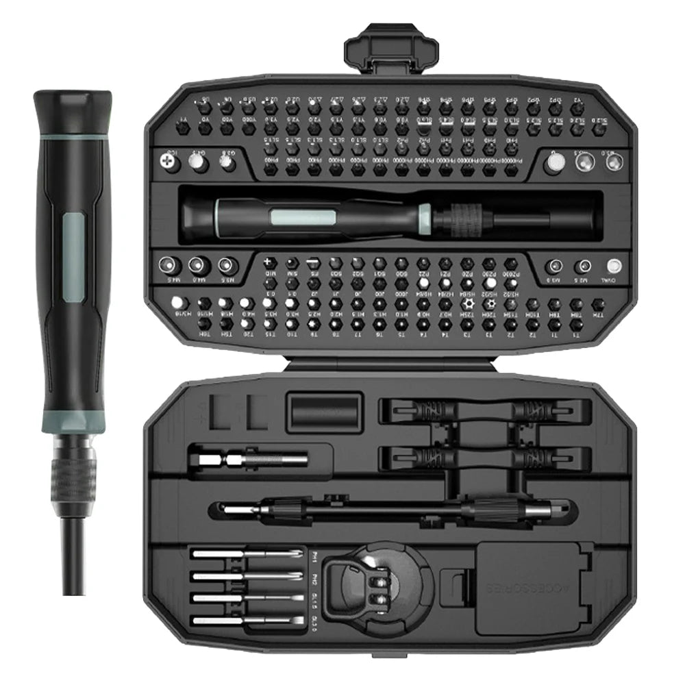153 in 1 Precision Screwdriver Set Screwdriver Kit Laptop Repair Tool Kit Magnetic Micro Screwdriver Set Electronic Tool Kit