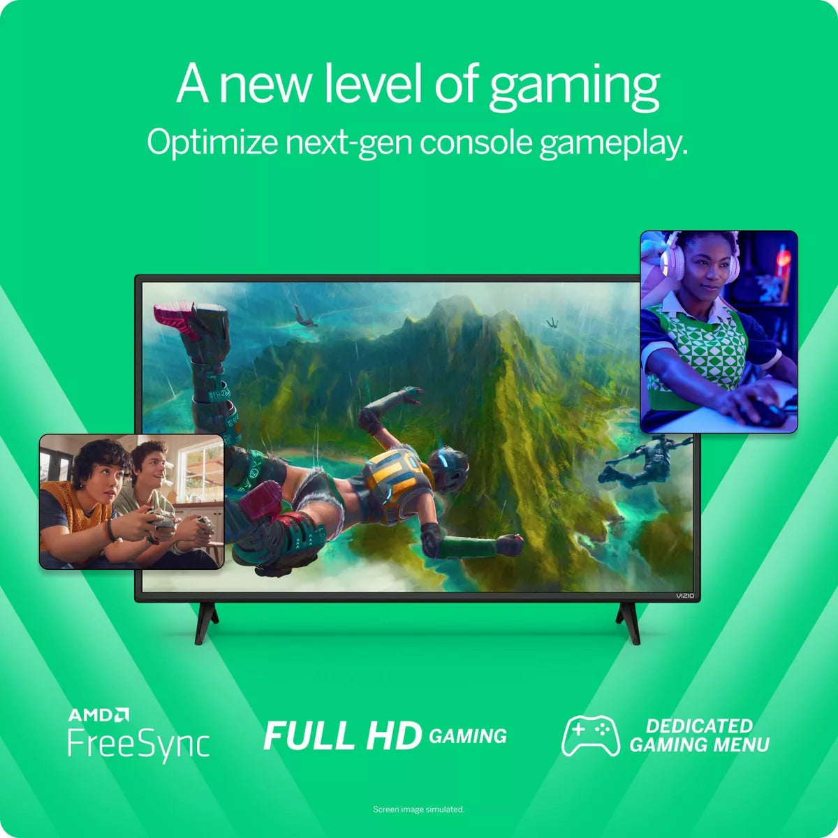 VIZIO D-Series 24" Class 1080P FHD Full-Array LED Smart TV - D24F-J09