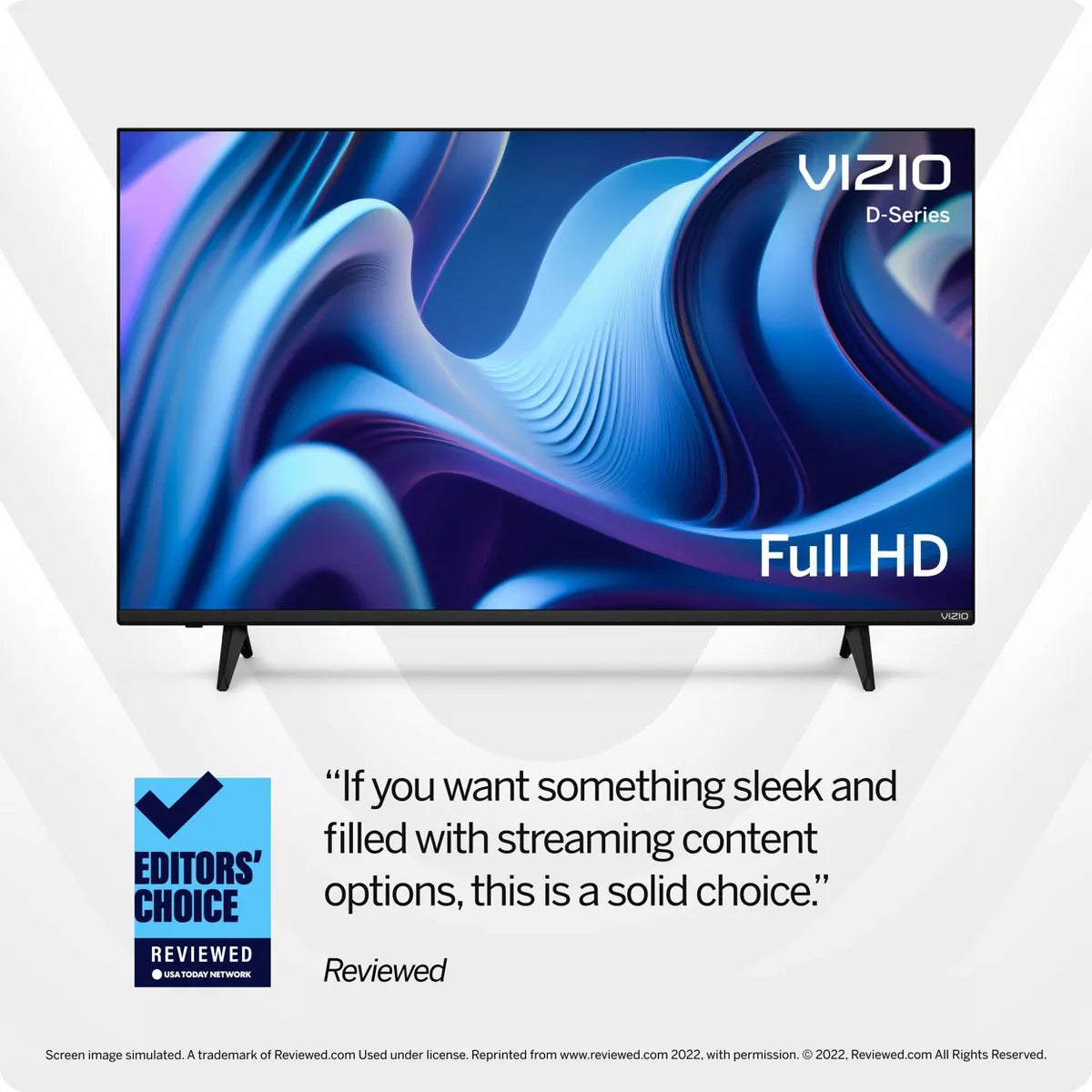 VIZIO D-Series 24" Class 1080P FHD Full-Array LED Smart TV - D24F-J09
