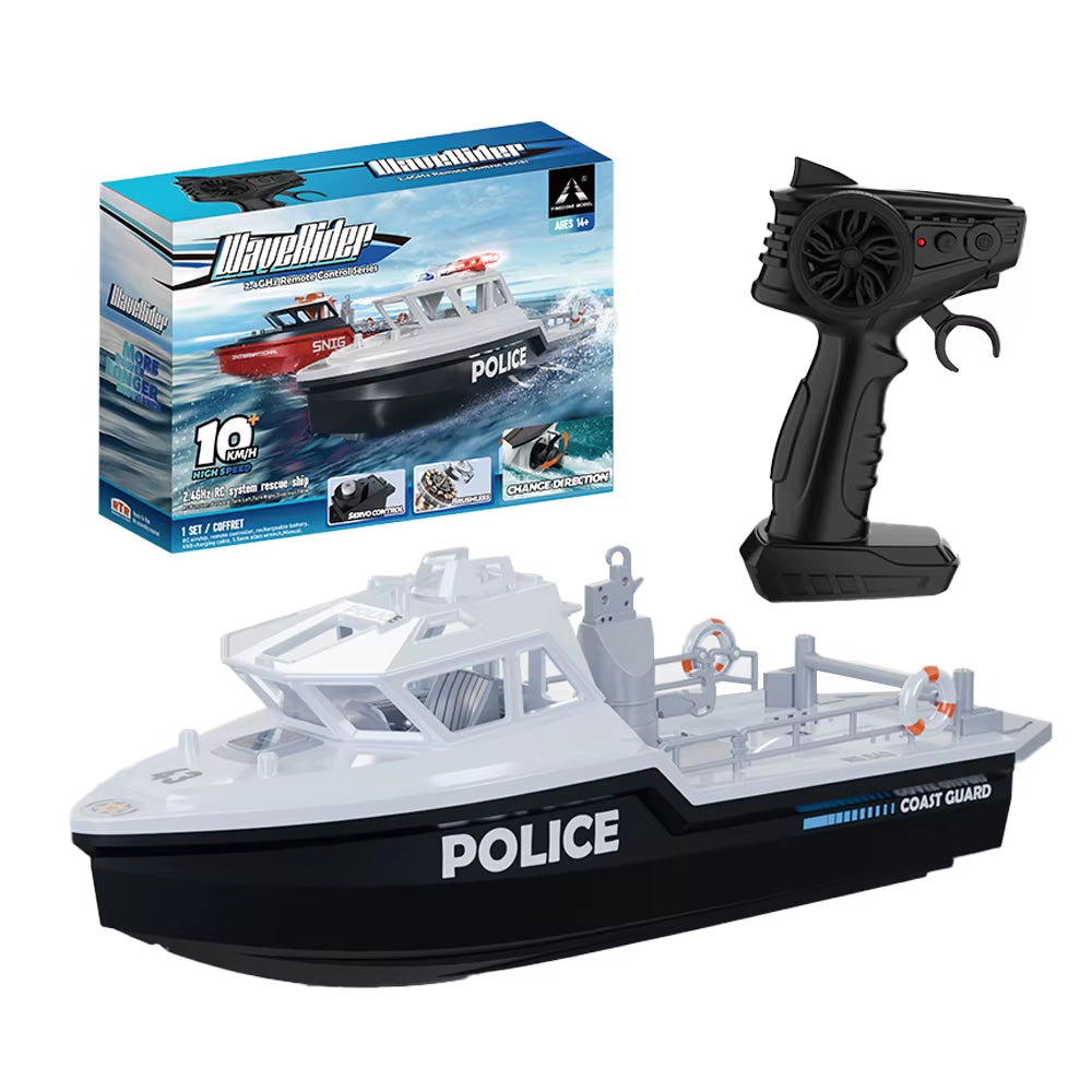 TX694 Rc Boat 2.4G 1/32 Powerful Brushless Motor Long Range Wireless Electric Remote Control Rescue Boat Model Toys Boys