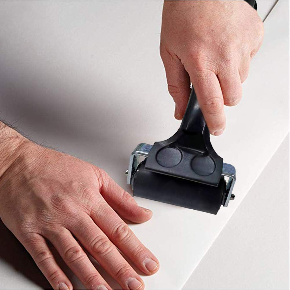 RV Roof Tape 4" X50' with Rubber Roller, RV Tape Sealant Waterproof for Roof Repair, Window, Boat Sealing, Trailer and Camper Leaks