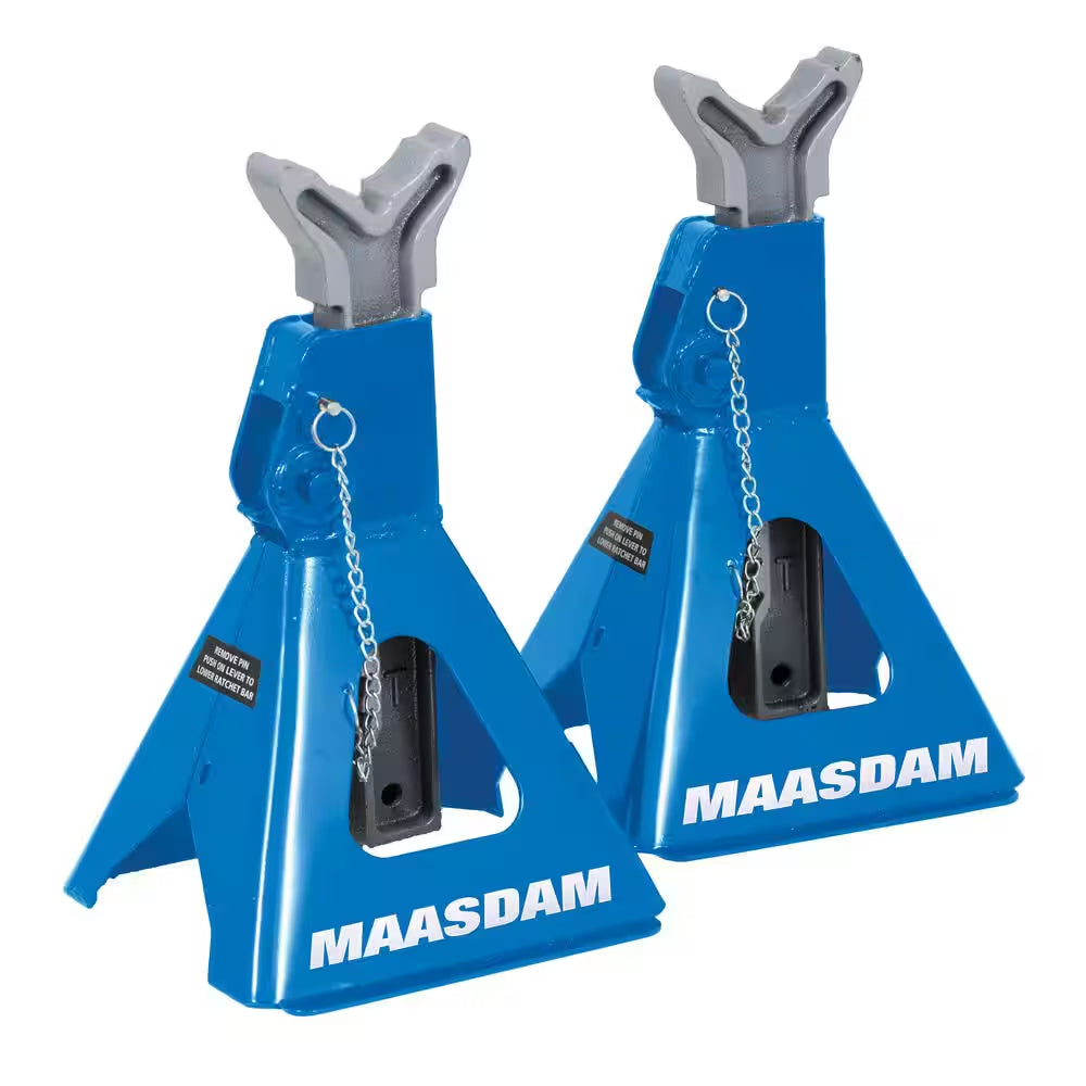 3-Ton Car Jack Stands in Blue