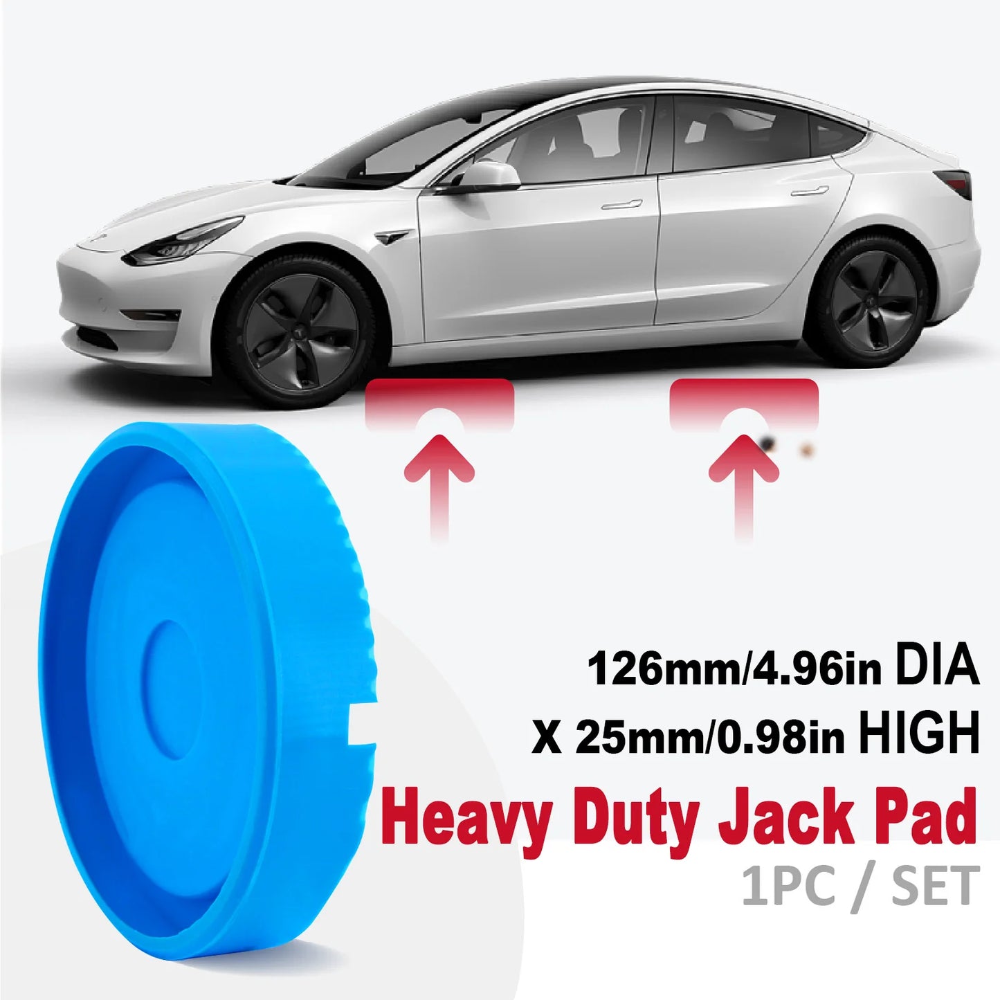 Universal Car Lift Jack Stand Rubber Pads Frame Protector Adapter Floor Slotted Car Jack Rubber Pad for Lexus Subaru Fiat Volvo