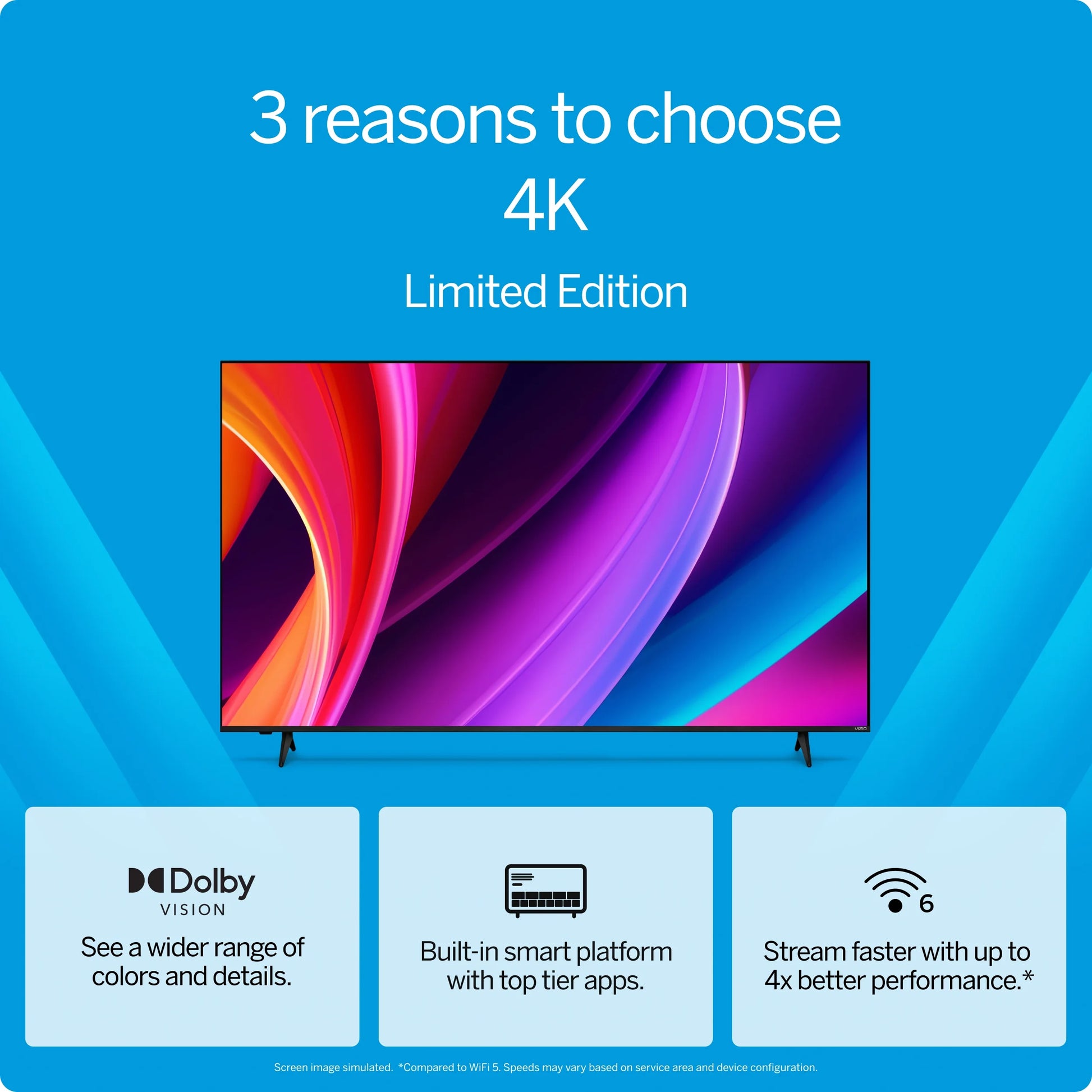 75” Class 4K UHD LED HDR Limited Edition Smart TV (NEW) V4K75S-0804