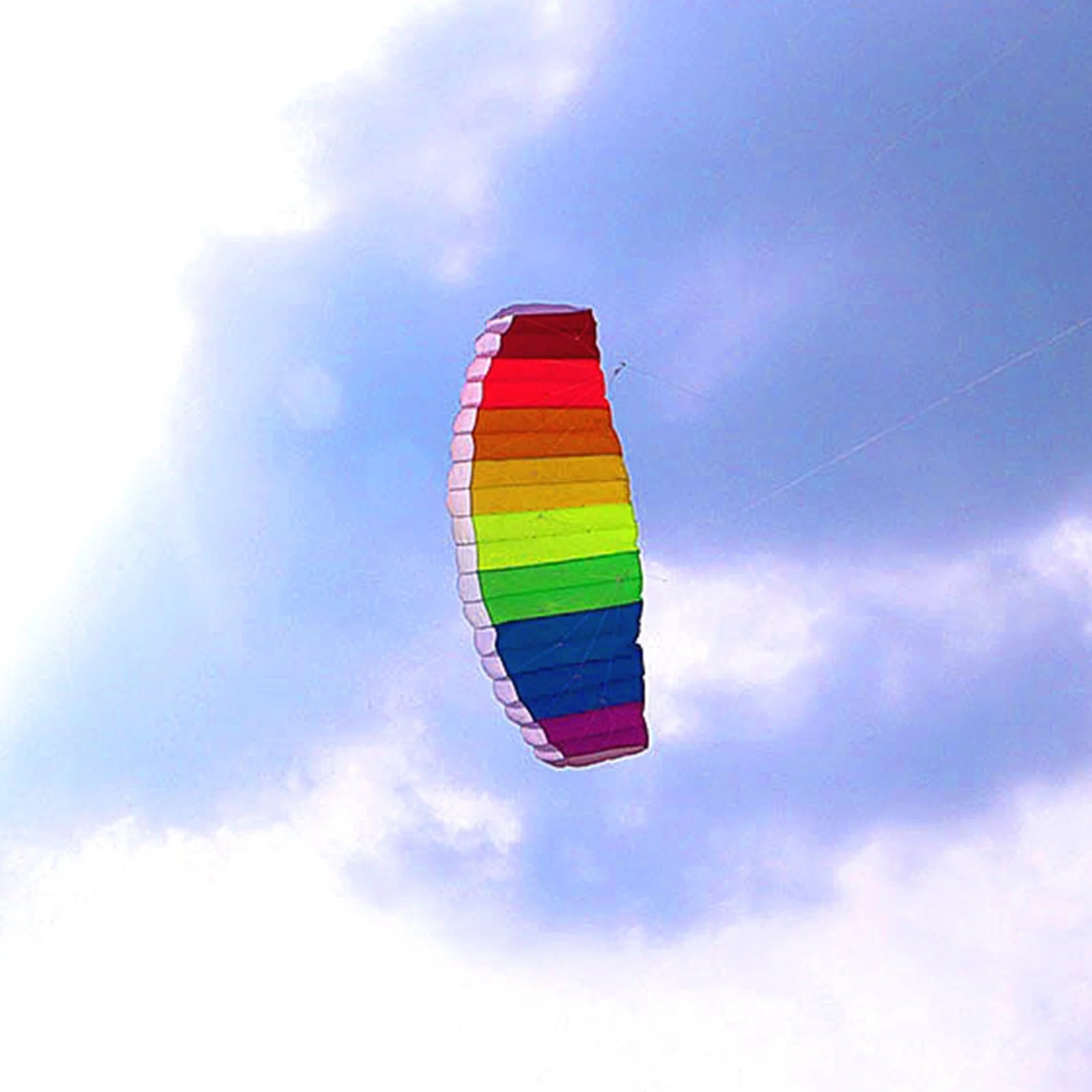 Rainbow Kites for Children and Adults Dual Line Stunt Kids Kite with Handle Line