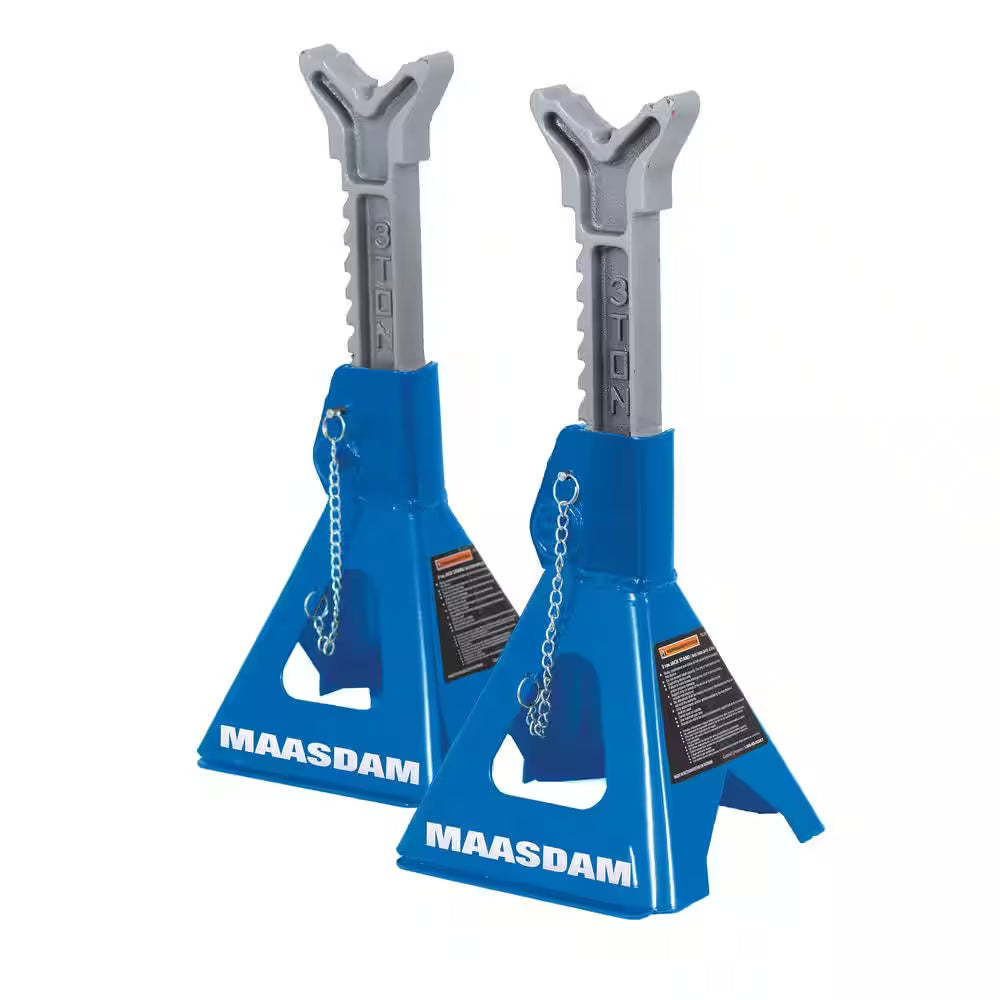 3-Ton Car Jack Stands in Blue