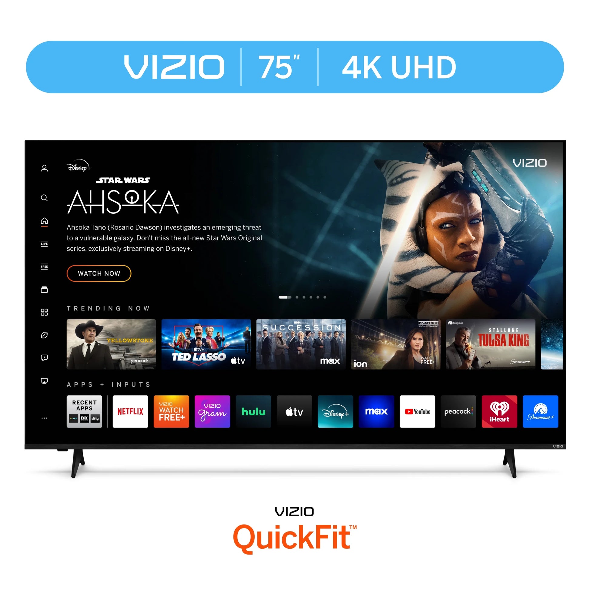 75” Class 4K UHD LED HDR Limited Edition Smart TV (NEW) V4K75S-0804