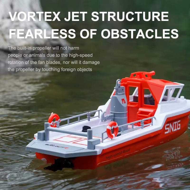 TX694 Rc Boat 2.4G 1/32 Powerful Brushless Motor Long Range Wireless Electric Remote Control Rescue Boat Model Toys Boys
