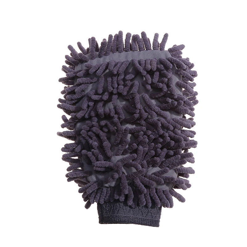 Car Wash Gloves Chenille Glove Plush Rags Thickened Double-Sided Supplies Cleaning Tools Auto Acessories Detailing
