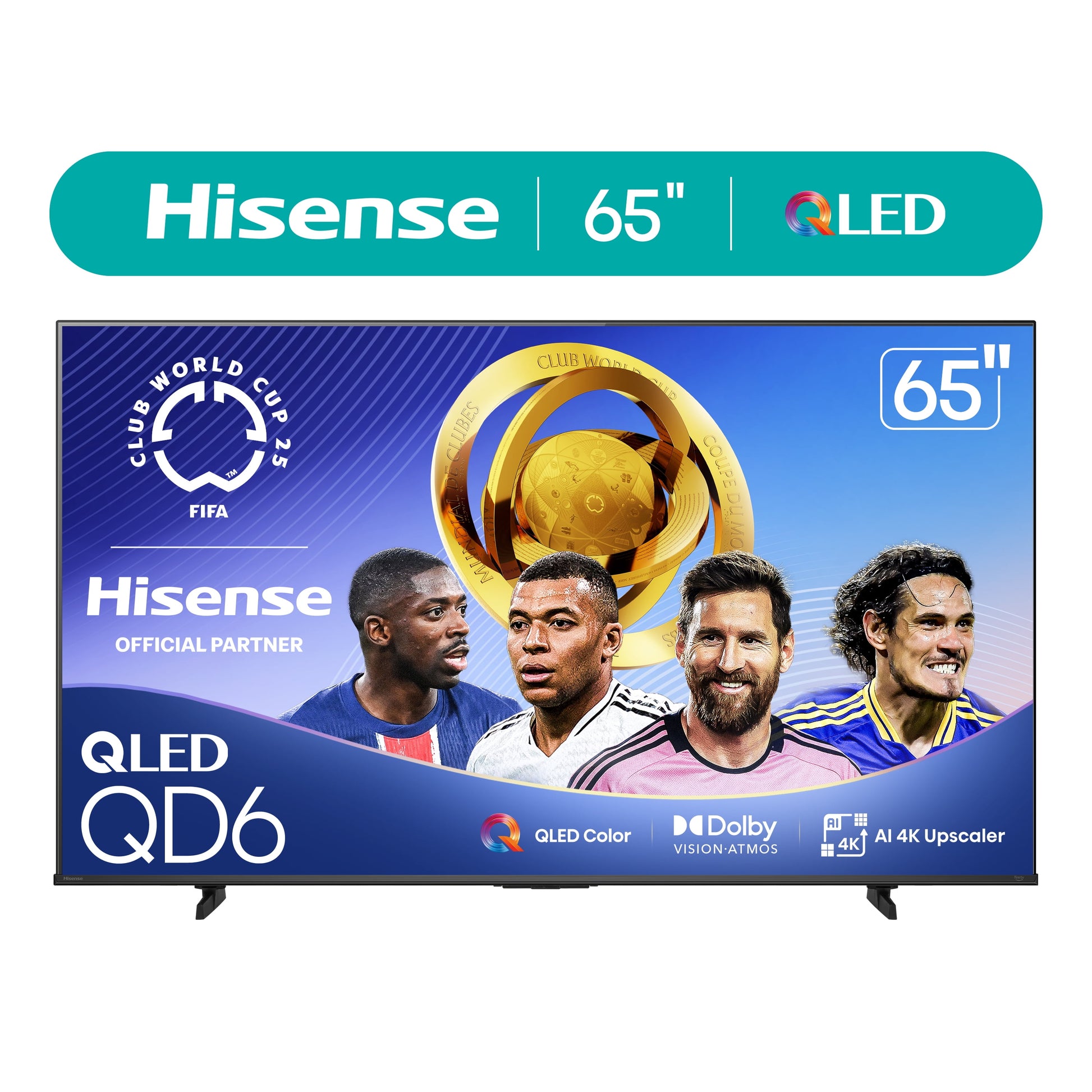 65-Inch Class QD6030G Series QLED Google Smart TV (65QD6030G, 2025 Model) - QLED, Dolby Vision, Dolby Atmos, Motion Rate 120, HDR 10+, Game Mode Plus