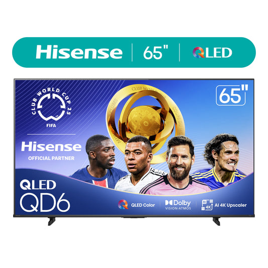 65-Inch Class QD6030G Series QLED Google Smart TV (65QD6030G, 2025 Model) - QLED, Dolby Vision, Dolby Atmos, Motion Rate 120, HDR 10+, Game Mode Plus
