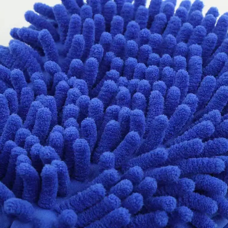 1PCS Car Wash Chenille Microfiber Car Wash Glove Mitt Soft Mesh Backing Cleaning Tools Auto Acessories Car Detailing