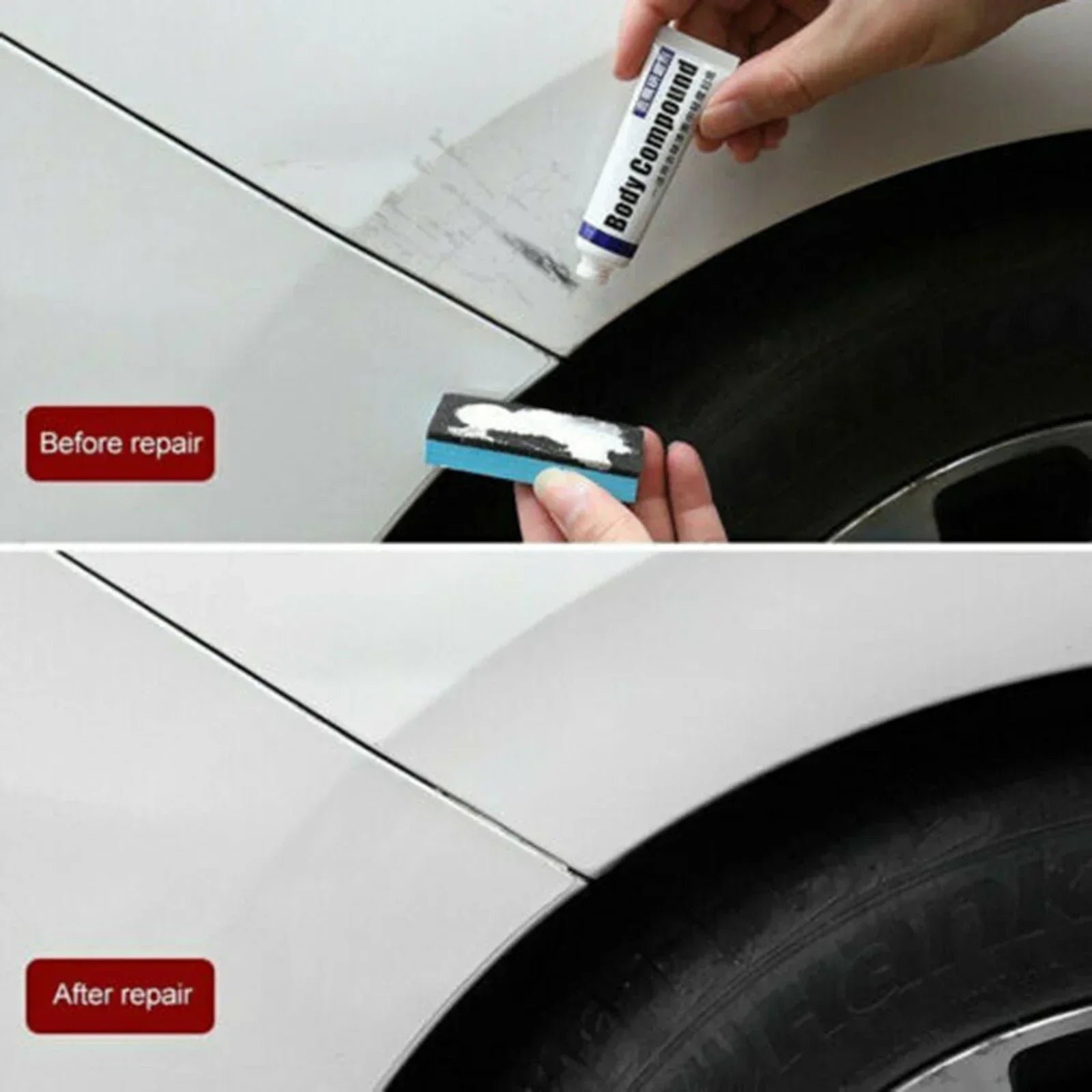 1Set Car Scratch Remover Paint Care Tools Auto Repair Polishing Auto Body Compound Paste Paint Repair Kit Auto Accessories