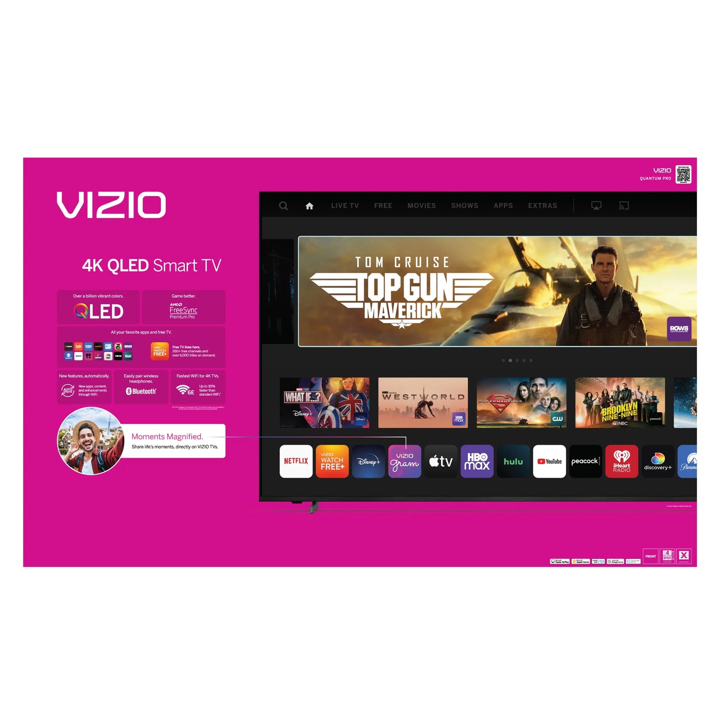 75" Class Quantum Pro 4K QLED HDR Smart TV (VQP75C-84)