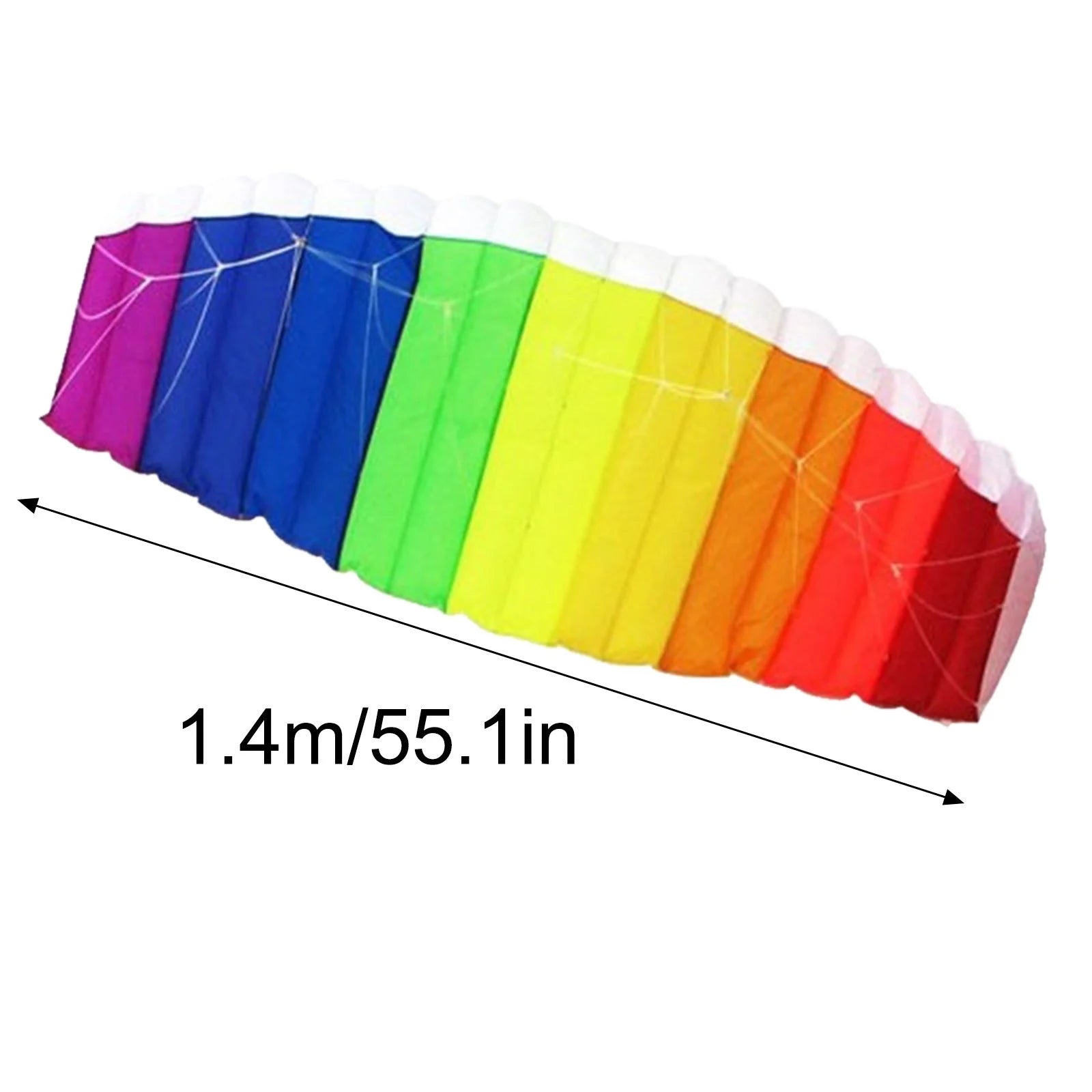 Rainbow Kites for Children and Adults Dual Line Stunt Kids Kite with Handle Line