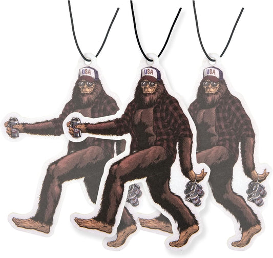 Sasquatch Car Air Freshener, Car Air Fresheners Scented with Essential Oils by  (3 Pack)