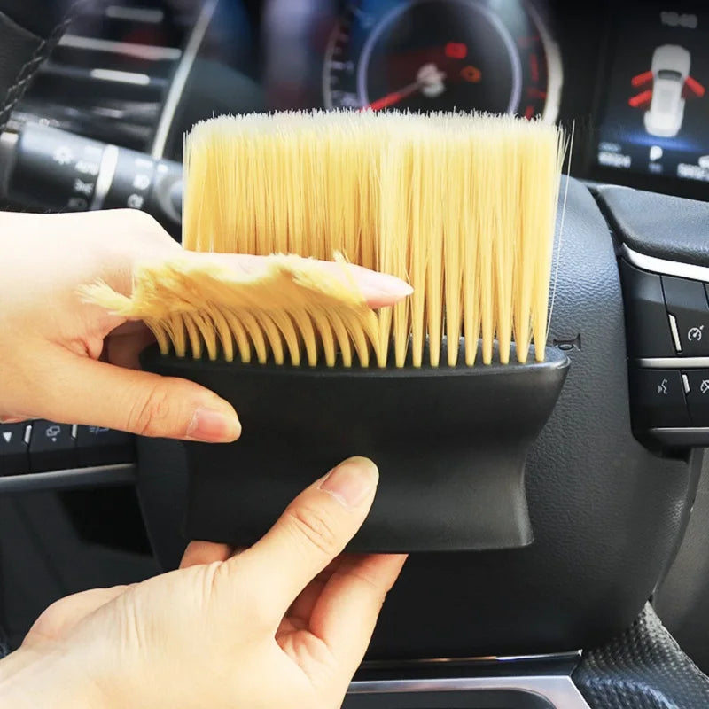 Car Air Outlet Cleaning Brush Dashboard Air Conditioner Detailing Dust Sweeping Tools Auto Interior Home Office Duster Brushes
